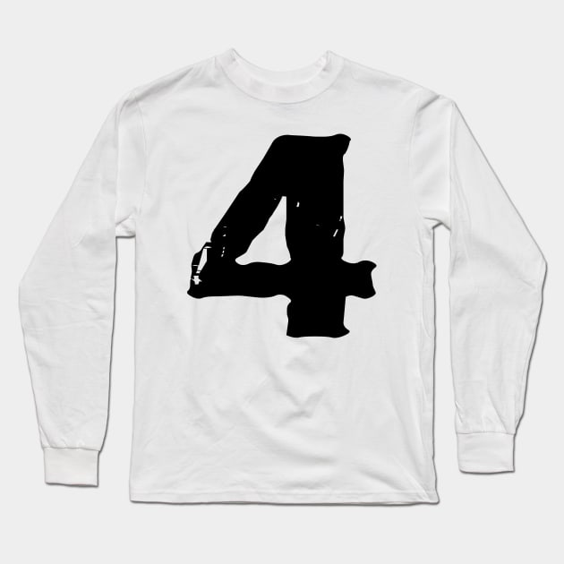 four Long Sleeve T-Shirt by Polli